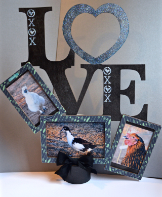 Clear Scraps Wood LOVE by Pinky Hobbs - 2