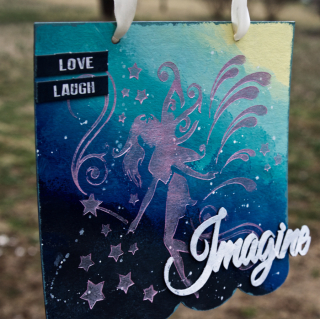 Clear Scraps Galaxy Fairy Imagine Board by Pinky Hobbs - 2