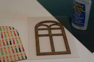 Clear Scraps Shaker Acrylic Card by Pinky - 2