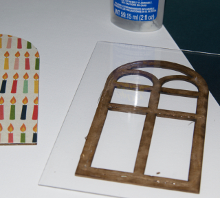 Clear Scraps Shaker Acrylic Card by Pinky - 3