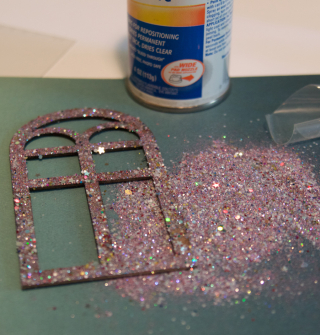 Clear Scraps Shaker Acrylic Card by Pinky - 7