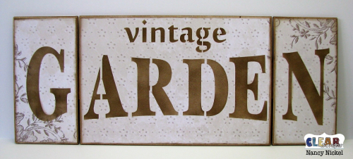 Vintage Garden Sign