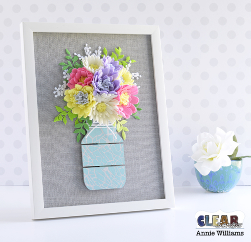 Mason Jar Bouquet Canvas by Annie Williams for CS - Main Mason Jar Bouquet Canvas by Annie Williams for CS - Main