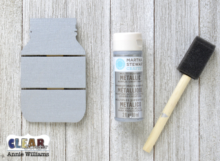 Mason Jar Bouquet Canvas by Annie Williams for CS - Paint Metallic Coat Mason Jar Bouquet Canvas by Annie Williams for CS - Paint Metallic Coat