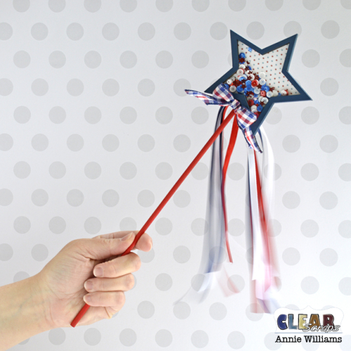 Patriotic Shaker Wand by Annie Williams for CS - Main