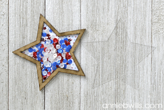 Patriotic Shaker Wand by Annie Williams - Shaker
