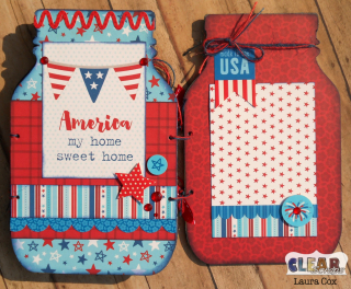 Clear_Scraps_Accordian Shaker Album_Stars&Stripes page 5&6 Clear_Scraps_Accordian Shaker Album_Stars&Stripes page 5&6