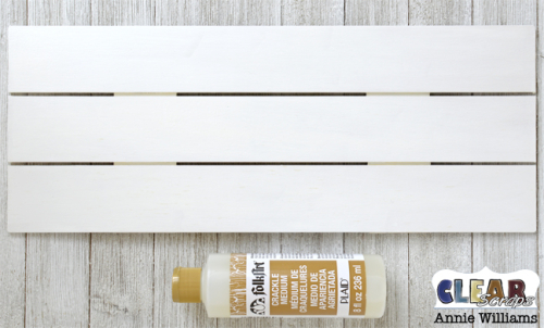 Simple Life Photo Frame Pallet by Annie Williams for Clear Scraps - Crackle Medium