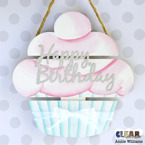 Birthday Cupcake Pallet by Annie Williams for Clear Scraps - Main