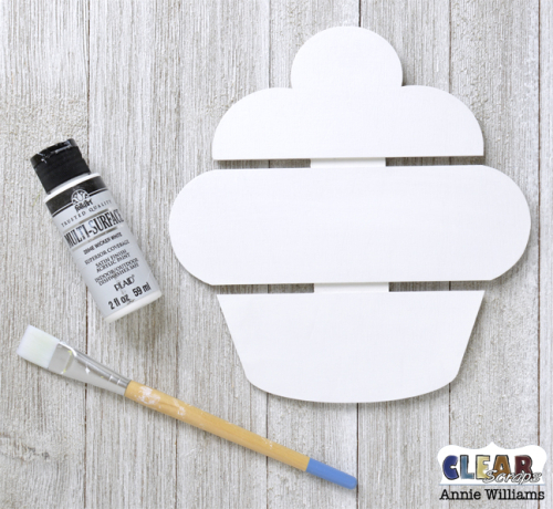 Birthday Cupcake Pallet by Annie Williams for Clear Scraps - Basecoat