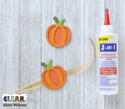 Autumn Napkin Rings by Annie Williams for Clear Scraps - Adhere