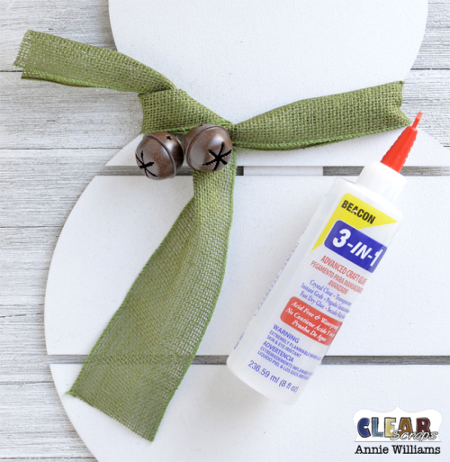 Snowman Pallet Decor by Annie Williams for Clear Scraps - Scarf