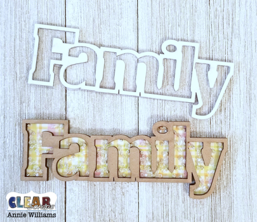 Cat Family Puzzle Decor by Annie Williams for Clear Scraps - Shaker