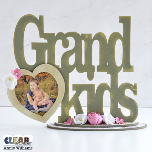 Grandkids Word Frame by Annie Williams for Clear Scraps - Final