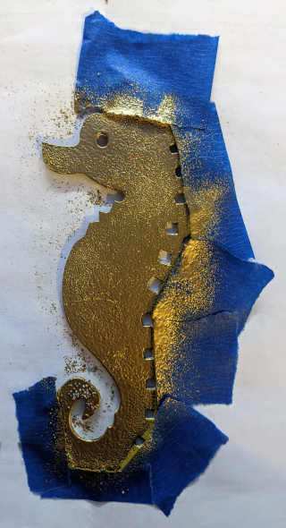 Sh embossed Sh embossed