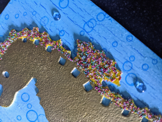 Sh embossed Sh embossed