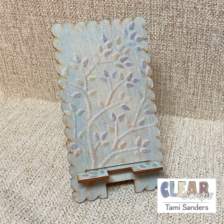 Clear_scraps_wood_phone_stand_fall_bling_stencil_tami_sanders