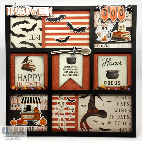 Clear_Scraps_Printers Tray_Happy Halloween