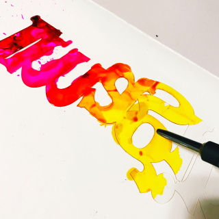 Clear_scraps_clear_expressions_word_title_imagine_acrylic_alcohol_ink_3