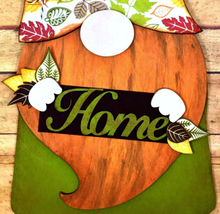 Clear_Scraps_Medium Gnome_No Place Like Gnome close up 1