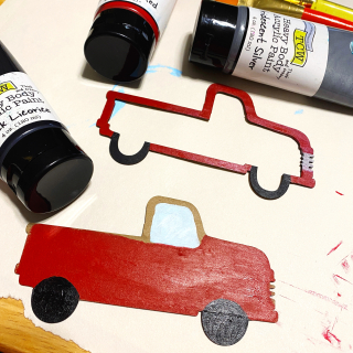 Clear_scraps_red_truck_christmas_decor_wood_stencil_2