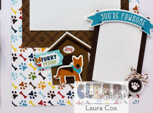 Clear Scraps Shaker Puppy Love LO(3)