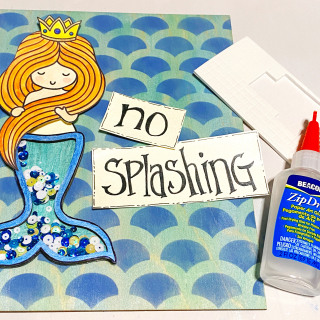 Clear_scraps_mermaid_fin_shaker_sign_bath_wood_tsanders_sign