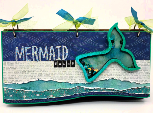 Clear_Scraps_Slimline Album_Mermaid Tales(1)