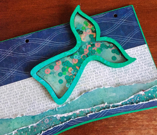 Clear_Scraps_Slimline Album_Mermaid Tales close up 1(1)