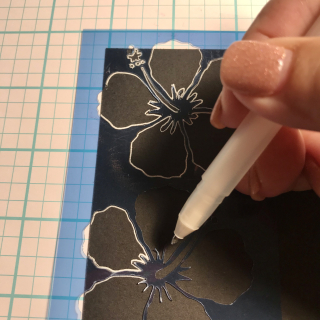 Clear_Scraps_Hibiscus_Stencil_LayoutDemo2