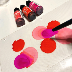 Clear _scraps_acrylic_slimline_mini_album_alcohol_ink_motivation_quotes_healthy_lifestyle_diet_tami_sanders - 6