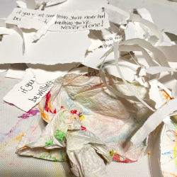 Clear _scraps_acrylic_slimline_mini_album_alcohol_ink_motivation_quotes_healthy_lifestyle_diet_tami_sanders - 19