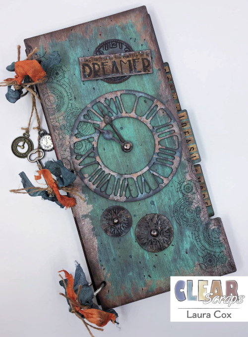 Clear_Scraps_Slimline Tab Album_Dreamer Mini Album(1)