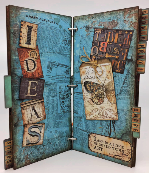 Clear_Scraps_Slimline Tag Album_Dreamer page 5 & 6(1)