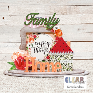Clear_scraps_family_home_frame_3D_frameable_house_flowers_wood_chipboard_tsanders