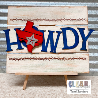 Clear_scraps_howdy_rodeo_western_cowboy_sign_welcome_chipboard_wood_pallet_texas_barbed_wire_stencil_emboss_sanders