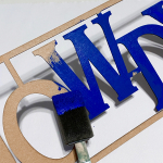 Clear_scraps_howdy_rodeo_western_cowboy_sign_welcome_chipboard_wood_pallet_texas_barbed_wire_stencil_emboss_sanders_blue