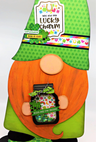 Clear_Scraps_XL Wood Gnome_Lucky Leprechaun_first close up(1)