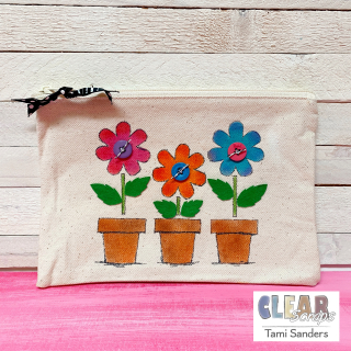 Clear_scraps_flower_pot_stencil_flowers_bag_cosmetic_pencil_canvas_tami_sanders