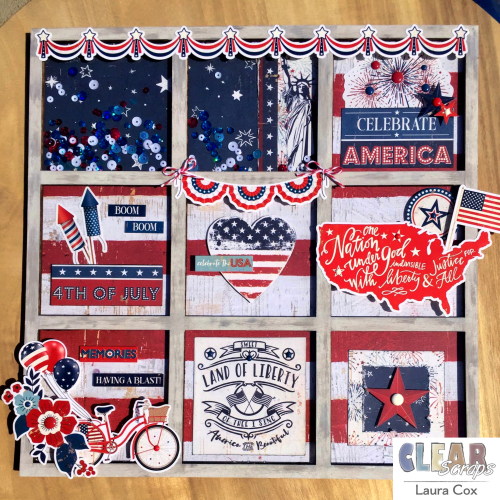 Clear Scraps Printer Tray--Celebrate America Home Decor(1)