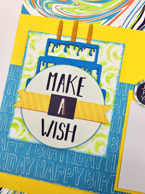 Clear_Scraps_Chipboard Embellishments_Birthday Wishes LO close up 2(1)