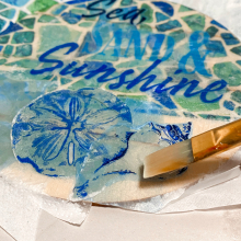 Clear_scraps_shiplap_wood_circle_beach_summer_sand_water_napkin_art_tami_sanders_embellish