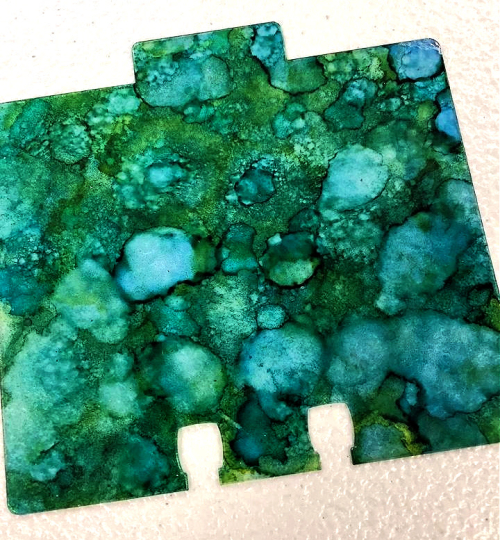 Clear_Scraps_Memory-Dex Acrylic Cards_Address File Cards complete alcohol ink(1)