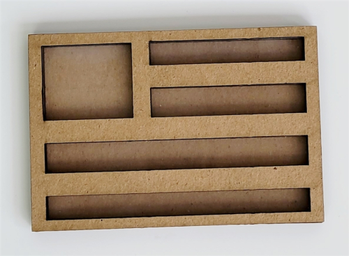 Clear_Scraps_American Flag Mini Shaker Clear_Scraps_American Flag Mini Shaker