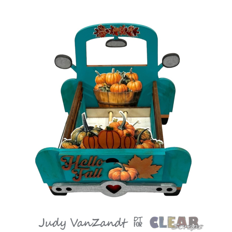 Clear_Scraps_Wood_Vintage_Truck_Memory- Dex_Box_Chipboard_Fall_Embellishment