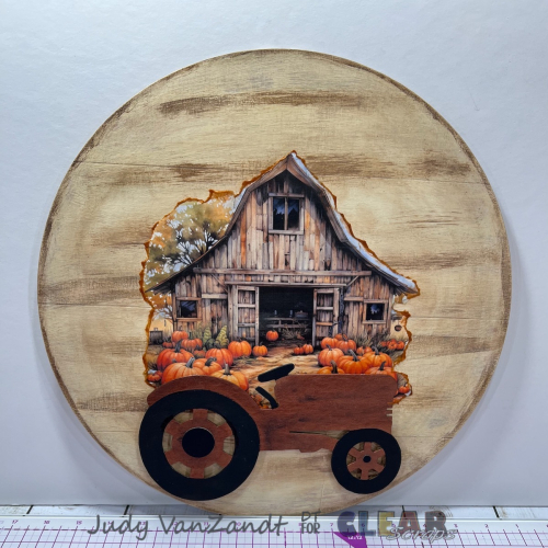 Clear_Scraps_Large Tractor_Chipboaaard_Embellishment