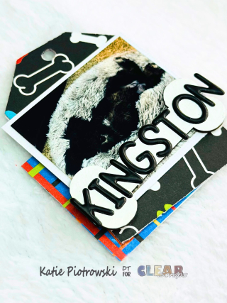 Mini Tag Album - Kingston closeup