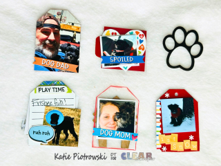 Mini Tag Album -  Back Pages