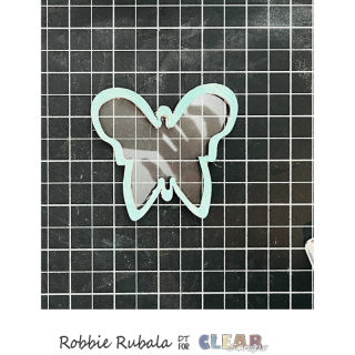 Clear Scraps butterfly shaker tag and bag 16