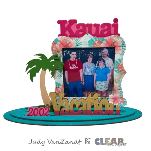 Clear_Scraps_3D_Frameable_Word n Shape_Vacation_Palm_Tree